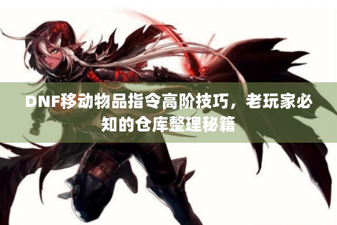 DNF移动物品指令高阶技巧，老玩家必知的仓库整理秘籍