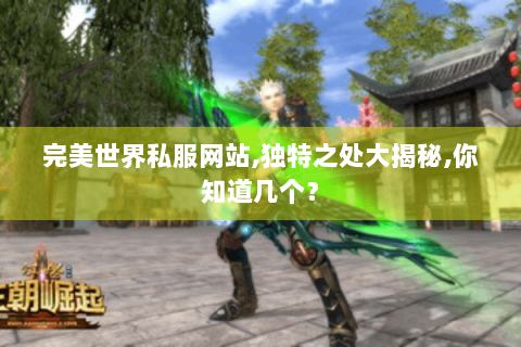 完美世界私服网站,独特之处大揭秘,你知道几个？