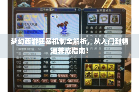 梦幻西游狂暴机制全解析，从入门到精通养成指南！