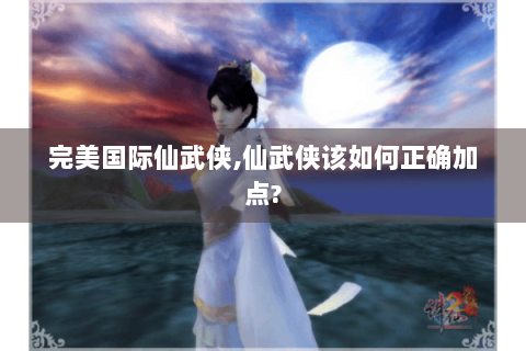 完美国际仙武侠,仙武侠该如何正确加点?
