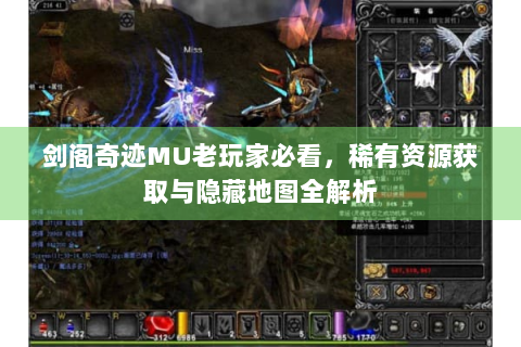 剑阁奇迹MU老玩家必看，稀有资源获取与隐藏地图全解析