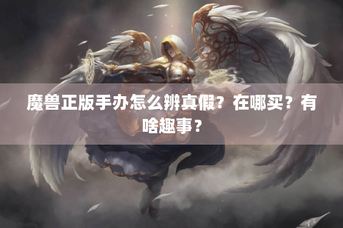 魔兽正版手办怎么辨真假？在哪买？有啥趣事？