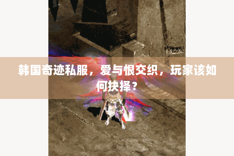 韩国奇迹私服，爱与恨交织，玩家该如何抉择？