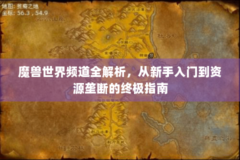 魔兽世界频道全解析，从新手入门到资源垄断的终极指南