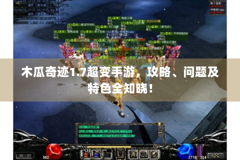 木瓜奇迹1.7超变手游，攻略、问题及特色全知晓！