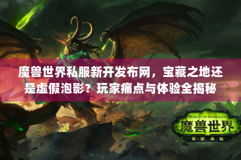 魔兽世界私服新开发布网，宝藏之地还是虚假泡影？玩家痛点与体验全揭秘