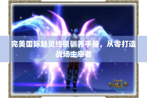 完美国际魅灵终极驯养手册，从零打造战场主宰者