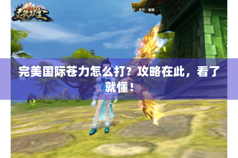 完美国际苍力怎么打？攻略在此，看了就懂！
