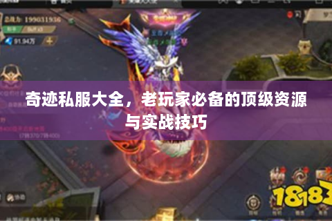 奇迹私服大全，老玩家必备的顶级资源与实战技巧