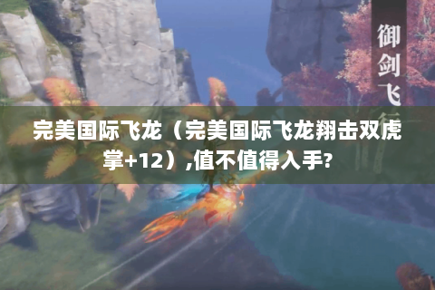 完美国际飞龙（完美国际飞龙翔击双虎掌+12）,值不值得入手?