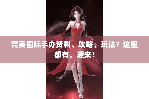 完美国际手办资料、攻略、玩法？这里都有，速来！