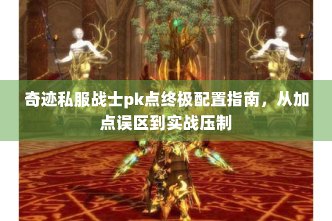 奇迹私服战士pk点终极配置指南，从加点误区到实战压制