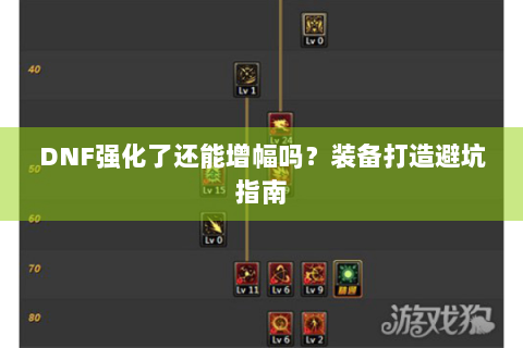 DNF强化了还能增幅吗？装备打造避坑指南