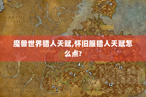 魔兽世界猎人天赋,怀旧服猎人天赋怎么点?