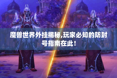 魔兽世界外挂揭秘,玩家必知的防封号指南在此！