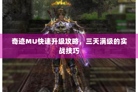 奇迹MU快速升级攻略，三天满级的实战技巧