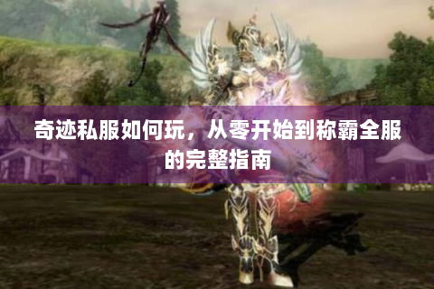 奇迹私服如何玩，从零开始到称霸全服的完整指南