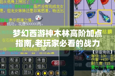 梦幻西游神木林高阶加点指南,老玩家必看的战力突破秘籍