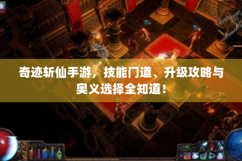 奇迹斩仙手游，技能门道、升级攻略与奥义选择全知道！