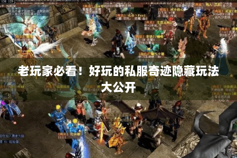 老玩家必看！好玩的私服奇迹隐藏玩法大公开