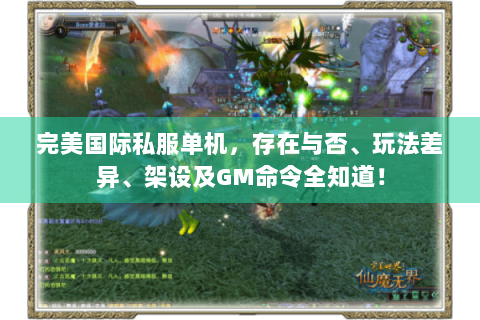 完美国际私服单机，存在与否、玩法差异、架设及GM命令全知道！