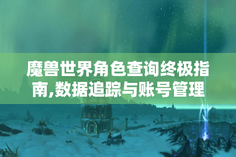 魔兽世界角色查询终极指南,数据追踪与账号管理秘籍