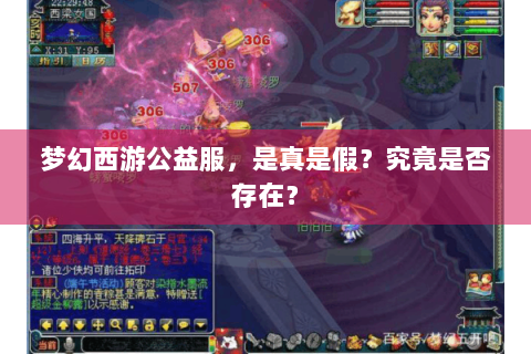 梦幻西游公益服，是真是假？究竟是否存在？