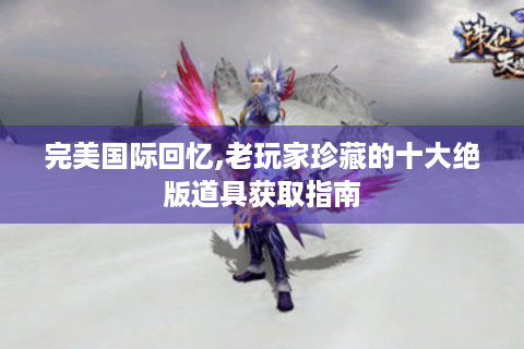 完美国际回忆,老玩家珍藏的十大绝版道具获取指南