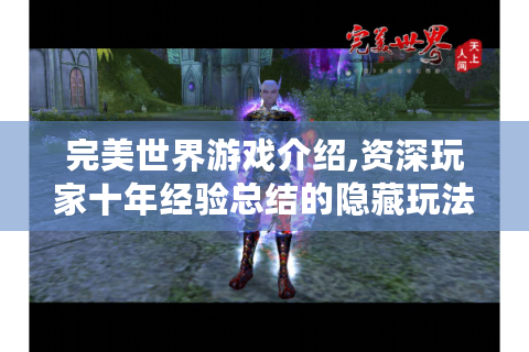 完美世界游戏介绍,资深玩家十年经验总结的隐藏玩法与高阶攻略