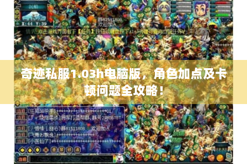 奇迹私服1.03h电脑版，角色加点及卡顿问题全攻略！