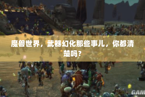 魔兽世界，武器幻化那些事儿，你都清楚吗？