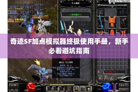 奇迹SF加点模拟器终极使用手册，新手必看避坑指南