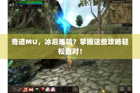 奇迹MU，冰后难啃？掌握这些攻略轻松应对！