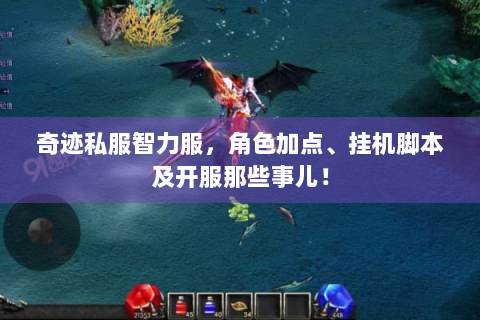 奇迹私服智力服，角色加点、挂机脚本及开服那些事儿！