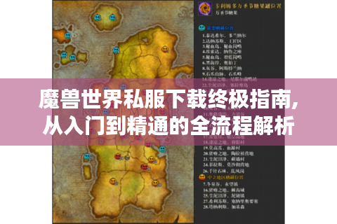 魔兽世界私服下载终极指南,从入门到精通的全流程解析