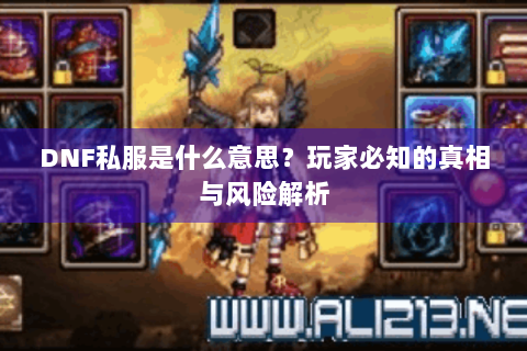 DNF私服是什么意思？玩家必知的真相与风险解析