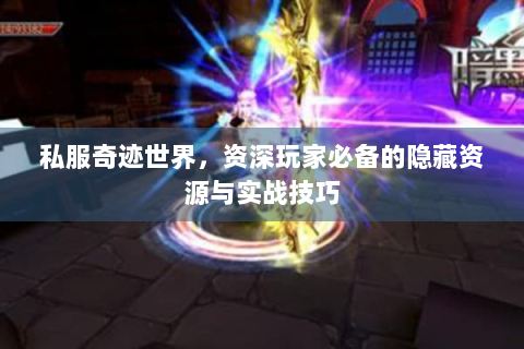 私服奇迹世界，资深玩家必备的隐藏资源与实战技巧