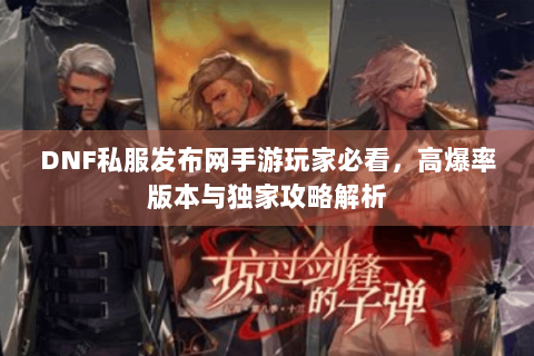 DNF私服发布网手游玩家必看，高爆率版本与独家攻略解析