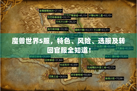 魔兽世界S服，特色、风险、选服及转回官服全知道！