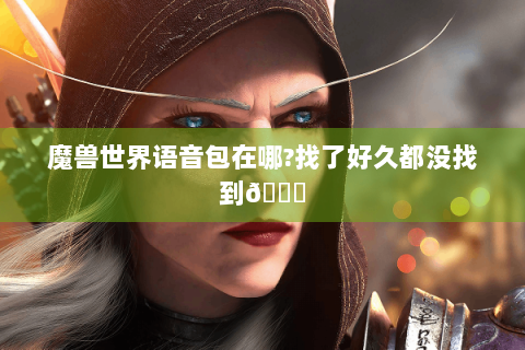 魔兽世界语音包在哪?找了好久都没找到😕
