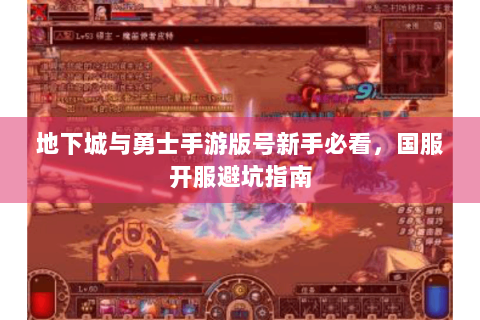 地下城与勇士手游版号新手必看，国服开服避坑指南