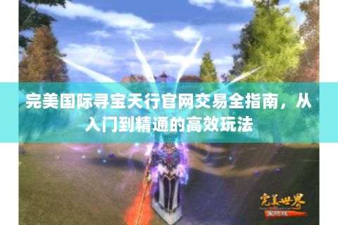 完美国际寻宝天行官网交易全指南，从入门到精通的高效玩法