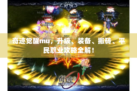 奇迹觉醒mu，升级、装备、搬砖、平民职业攻略全解！