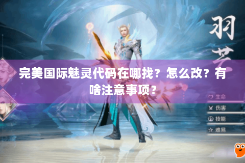 完美国际魅灵代码在哪找？怎么改？有啥注意事项？