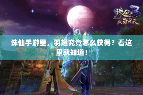 诛仙手游里，羽翅究竟怎么获得？看这里就知道！