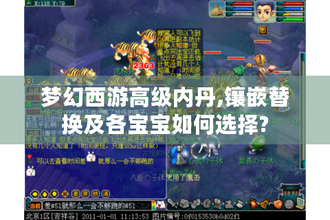 梦幻西游高级内丹,镶嵌替换及各宝宝如何选择?