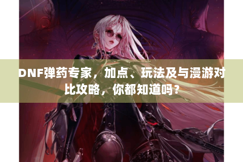 DNF弹药专家，加点、玩法及与漫游对比攻略，你都知道吗？