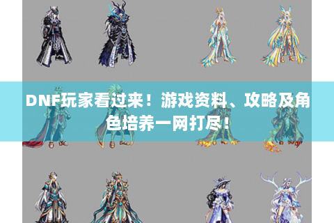 DNF玩家看过来！游戏资料、攻略及角色培养一网打尽！