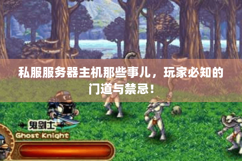 私服服务器主机那些事儿，玩家必知的门道与禁忌！