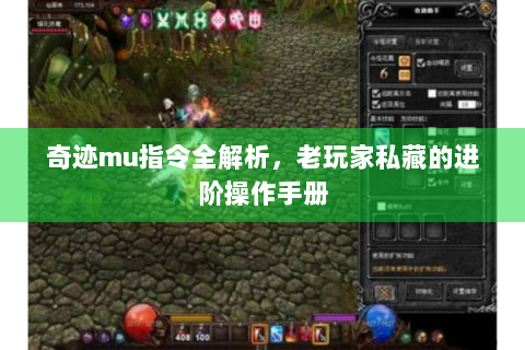 奇迹mu指令全解析，老玩家私藏的进阶操作手册